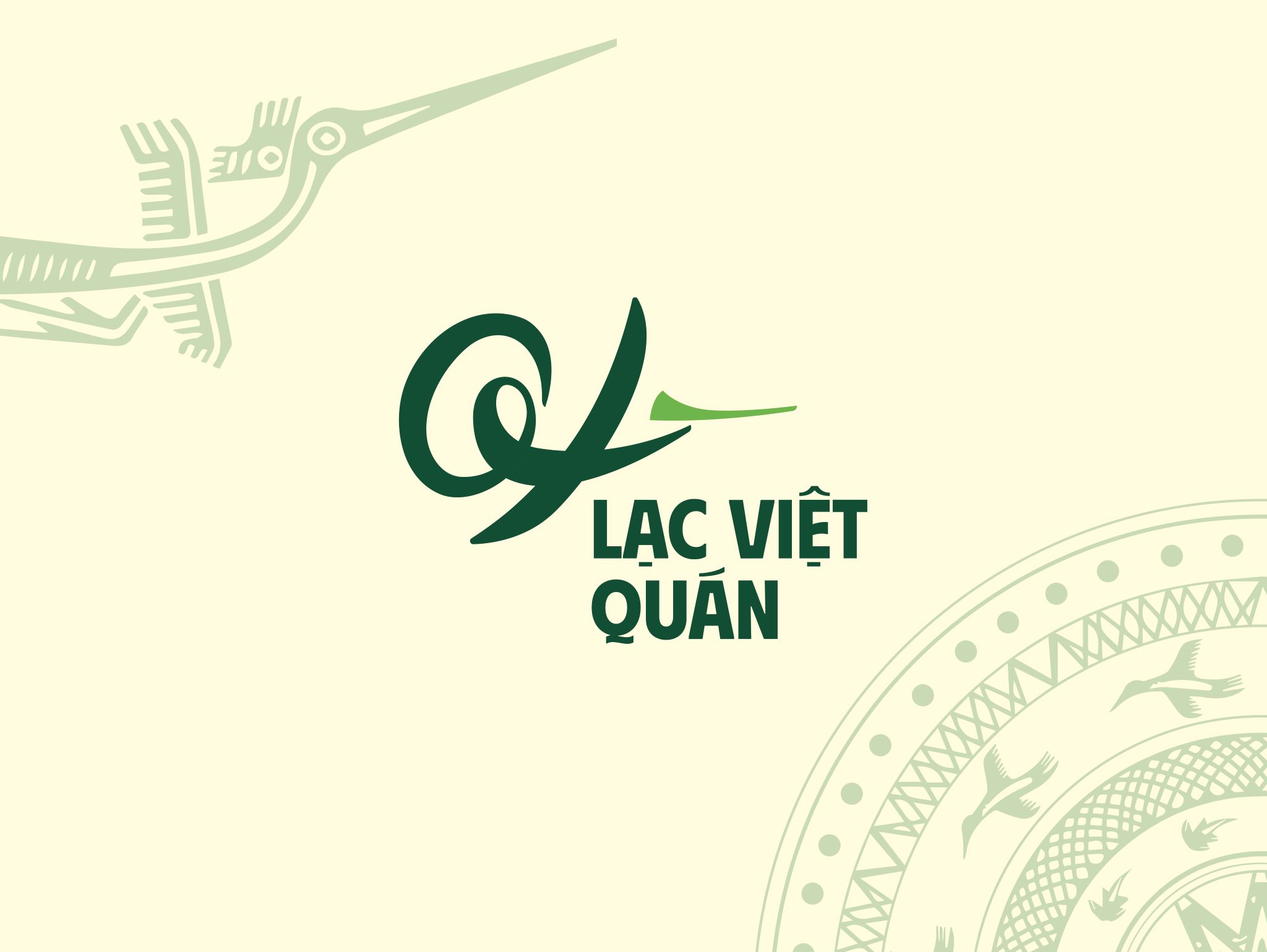 Thiết kế logo nhà hàng Lạc Việt Quán